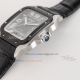 TW Factory 1-1 Replica Cartier Santos Swiss 9015 Movement Black Leather Strap Watch (7)_th.jpg